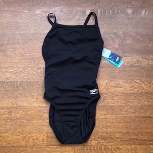 Speedo Endurance one piece black swimsuit